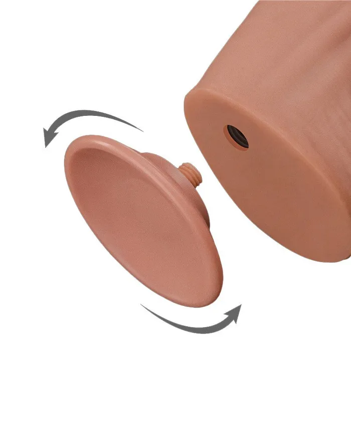 Lovetoy - Dildo - Sliding Skin Dildo - Lengte 34 cm - Lichte Huidskleur | Lovetoy Dildos