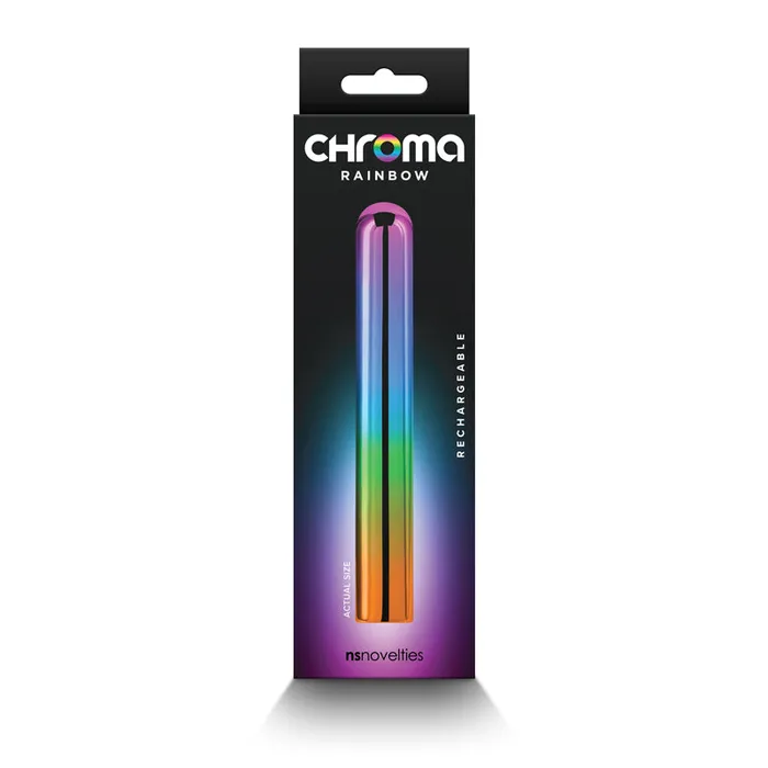 NS Novelties Female Sex Toys | Chroma Rainbow - Large-(nsn-0305-70) NS Novelties Female Sex Toys | Chroma Rainbow - Large-(nsn-0305-70)