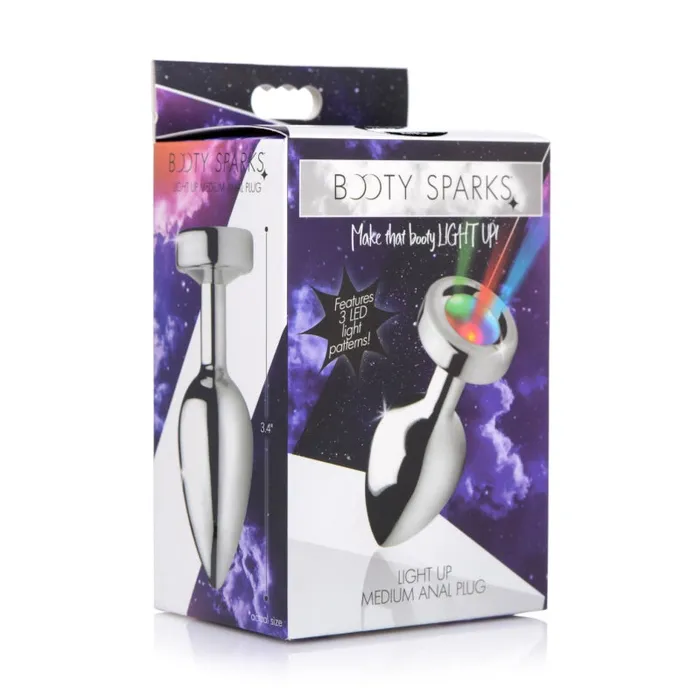 XR Brands Booty Sparks Male Sex Toys | Light Up Medium Anal Plug XR Brands Booty Sparks Male Sex Toys | Light Up Medium Anal Plug