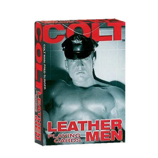 California Exotic Novelties Colt Leather Men Playing Cards Male Sex Toys