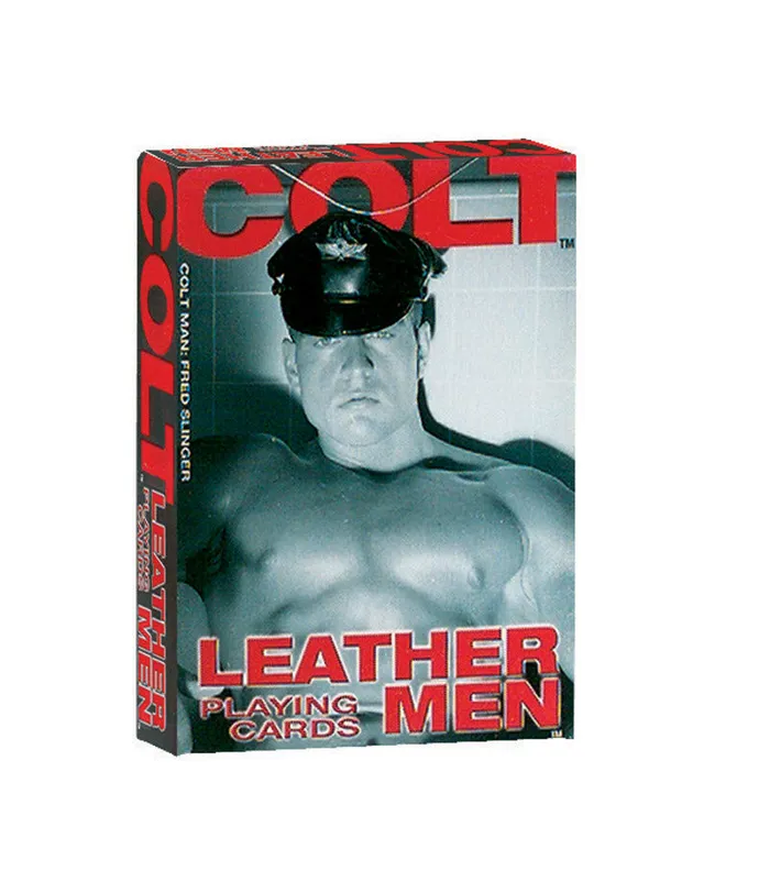 California Exotic Novelties Colt Leather Men Playing Cards Male Sex Toys