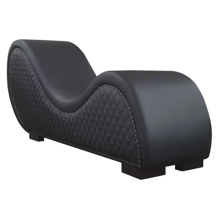 Vibrant Vibes Australia Quality Sex Toys Great Prices Vibrators Kama Sutra Chaise Love Lounge Studded and Quilted Black