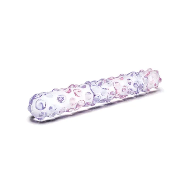 Glas Dildos Purple Rose Nubby Glass Dildo
